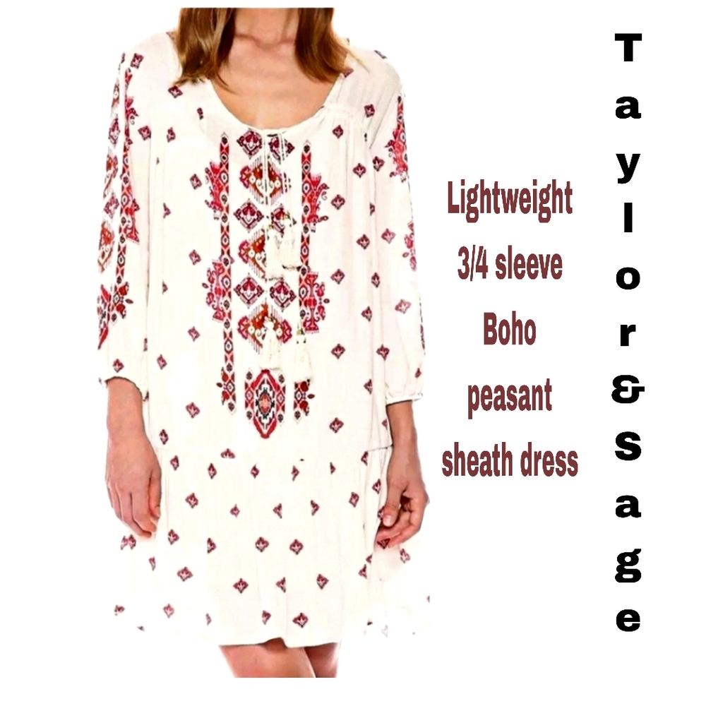 NWT Taylor & Sage dress LIGHTWEIGHT for summer fall or spring. Msrp $52